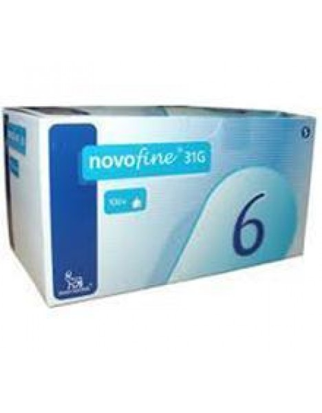 Βελόνες ινσουλίνης Novofine 31G 6mm